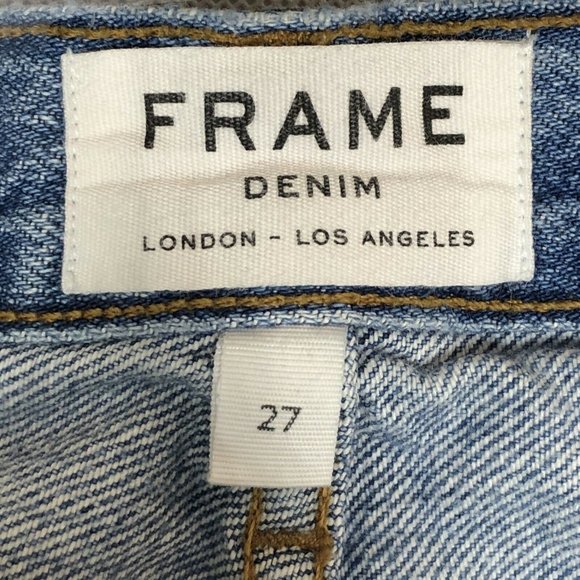 Frame Denim Boyfriend High Rise Light Wash Relaxed - Picture 3 of 5